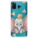 Funda para Samsung Galaxy M21 Oficial de Disney Dumbo Silueta Transparente - Dumbo