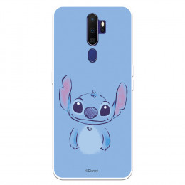 Funda para Oppo A9 2020 Oficial de Disney Stitch Azul - Lilo & Stitch