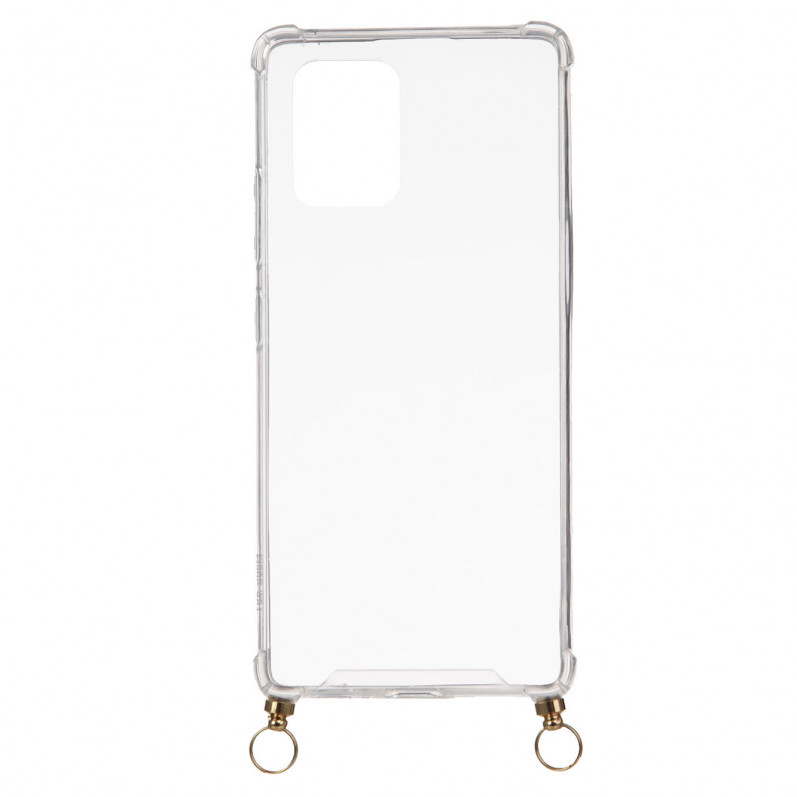 Funda Silicona Colgante Transparente para Samsung Galaxy A91- La Casa de las Carcasas