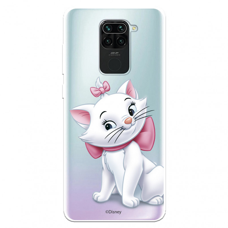 Funda para Xiaomi Redmi Note 9 Oficial de Disney Marie Silueta - Los Aristogatos