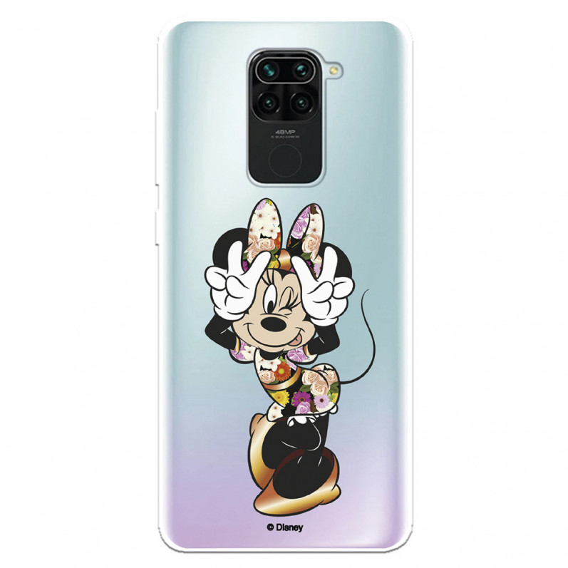 Funda para Xiaomi Redmi Note 9 Oficial de Disney Minnie Posando - Clásicos Disney