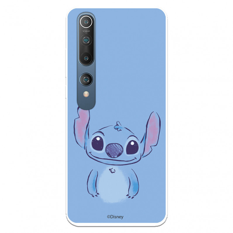 Funda para Xiaomi Mi 10 Oficial de Disney Stitch Azul - Lilo & Stitch