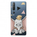 Funda para Xiaomi Mi 10 Oficial de Disney Dumbo Silueta Transparente - Dumbo