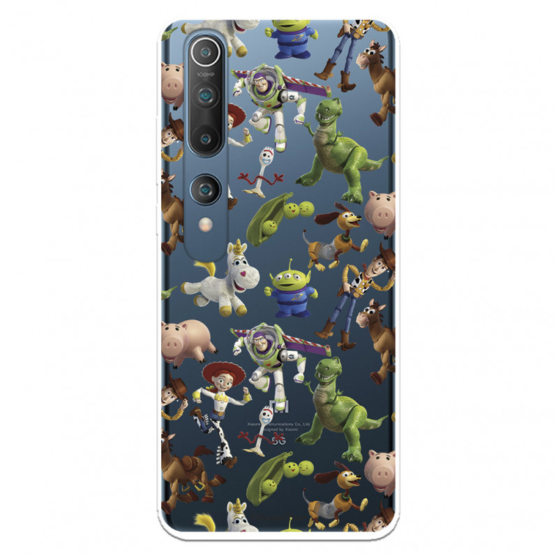 Funda para Xiaomi Mi 10 Oficial de Disney Muñecos Toy Story Siluetas - Toy Story