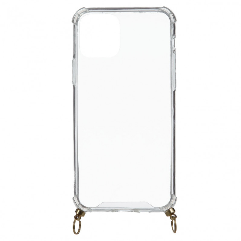 Silikonové závěsné pouzdro Transparent pro iPhone 11 Pro Max