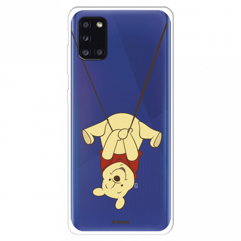 Funda para Samsung Galaxy A31 Oficial de Disney Winnie  Columpio - Winnie The Pooh