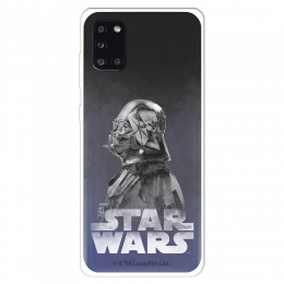 Funda para Samsung Galaxy A31 Oficial de Star Wars Darth Vader Fondo negro - Star Wars