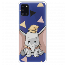 Funda para Samsung Galaxy A31 Oficial de Disney Dumbo Silueta Transparente - Dumbo