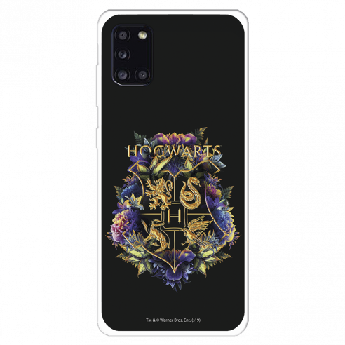 Funda para Samsung Galaxy A31 Oficial de Harry Potter Hogwarts Floral - Harry Potter