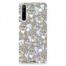 Funda para Realme 6 Oficial de Disney Tambor Patrones - Bambi