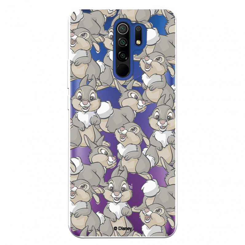 Funda para Xiaomi Redmi 9 Oficial de Disney Tambor Patrones - Bambi