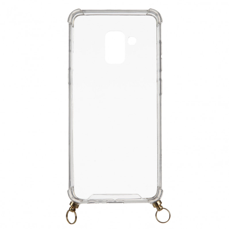 Funda Silicona Colgante Transparente para Samsung Galaxy A8 2018- La Casa de las Carcasas