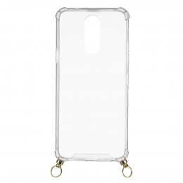 Funda Silicona Colgante Transparente para LG K40- La Casa de las Carcasas