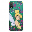 Funda para Huawei P Smart 2020 Oficial de Disney Campanilla Flores - Peter Pan