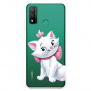 Funda para Huawei P Smart 2020 Oficial de Disney Marie Silueta - Los Aristogatos