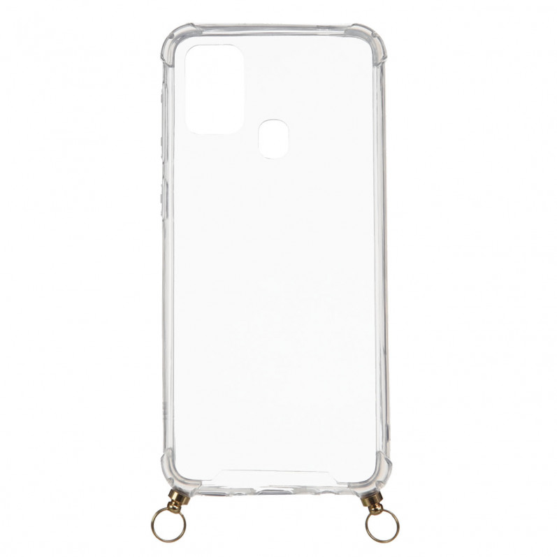 Silikonové závěsné pouzdro Transparent pro Samsung Galaxy M31