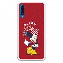 Carcasa Oficial Disney Minnie Mad about Minnie para Samsung Galaxy A50 - La Casa de las Carcasas