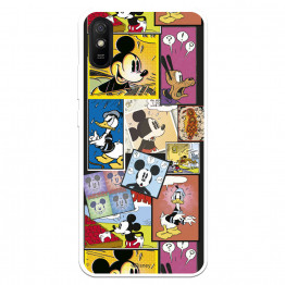 Funda para Xiaomi Redmi 9A Oficial de Disney Mickey Comic - Clásicos Disney