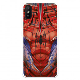 Funda para Xiaomi Redmi 9A Oficial de Marvel Spiderman Torso - Marvel