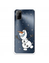 Funda para Oppo A92 Oficial de Disney Olaf Transparente - Frozen