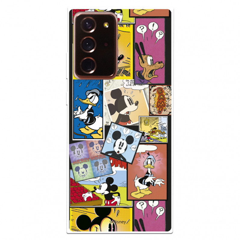 Funda para Samsung Galaxy Note 20 Plus Oficial de Disney Mickey Comic - Clásicos Disney