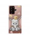 Funda para Samsung Galaxy Note 20 Plus Oficial de Disney Dumbo Silueta Transparente - Dumbo