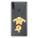 Funda para Samsung Galaxy A11 Oficial de Disney Winnie  Columpio - Winnie The Pooh