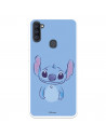 Funda para Samsung Galaxy A11 Oficial de Disney Stitch Azul - Lilo & Stitch