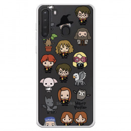 Funda para Samsung Galaxy A21 Oficial de Harry Potter Personajes Iconos - Harry Potter