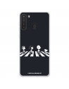 Funda para Samsung Galaxy A21 Oficial de Peanuts Personajes Beatles - Snoopy