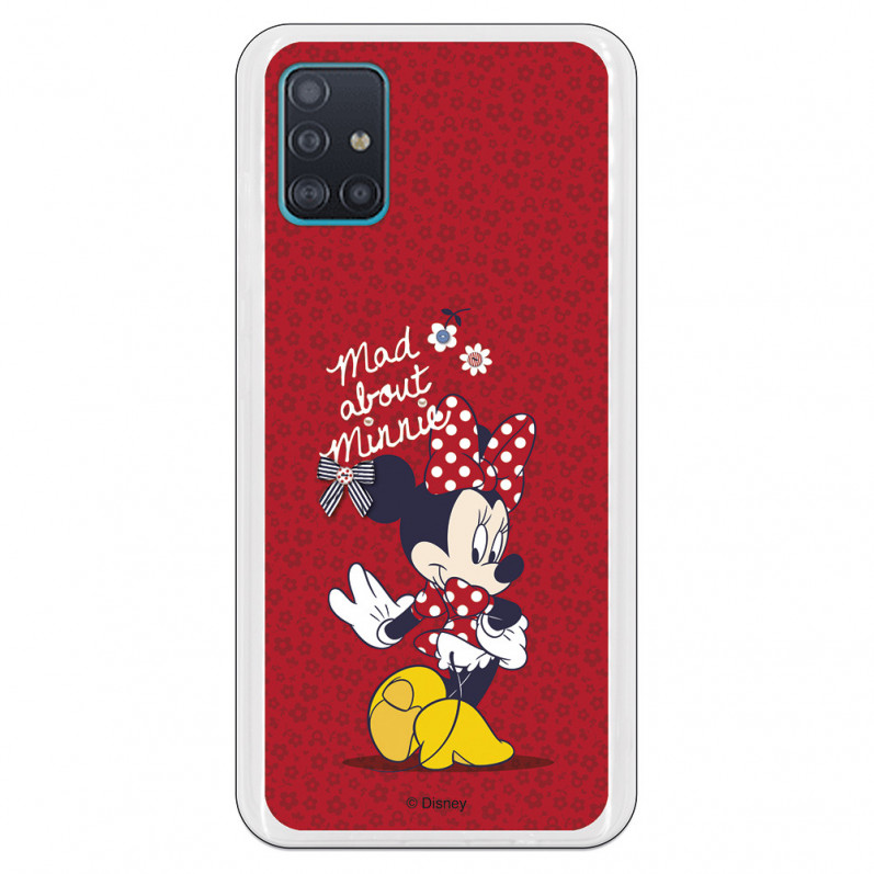 Funda para Samsung Galaxy A51 5G Oficial de Disney Minnie Mad About - Clásicos Disney