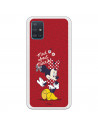 Funda para Samsung Galaxy A51 5G Oficial de Disney Minnie Mad About - Clásicos Disney