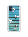 Funda para Samsung Galaxy A51 5G Oficial de Peanuts Snoopy rayas - Snoopy