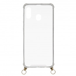 Funda Silicona Colgante Transparente para Samsung Galaxy A30- La Casa de las Carcasas