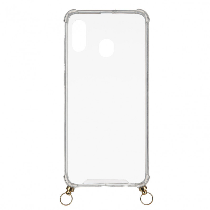 Funda Silicona Colgante Transparente para Samsung Galaxy A30- La Casa de las Carcasas