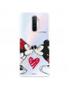 Funda para Realme X2 Pro Oficial de Disney Mickey y Minnie Beso - Clásicos Disney