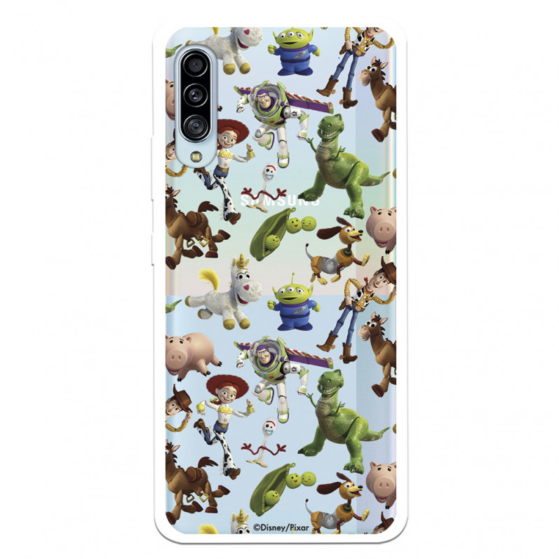 Funda para Samsung Galaxy A90 5G Oficial de Disney Muñecos Toy Story Siluetas - Toy Story