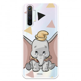 Funda para Realme X2 Oficial de Disney Dumbo Silueta Transparente - Dumbo