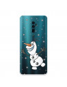 Funda para Oppo Reno 10x Zoom Oficial de Disney Olaf Transparente - Frozen