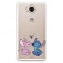 Funda para Huawei Y5 2017 Oficial de Disney Angel & Stitch Beso - Lilo & Stitch