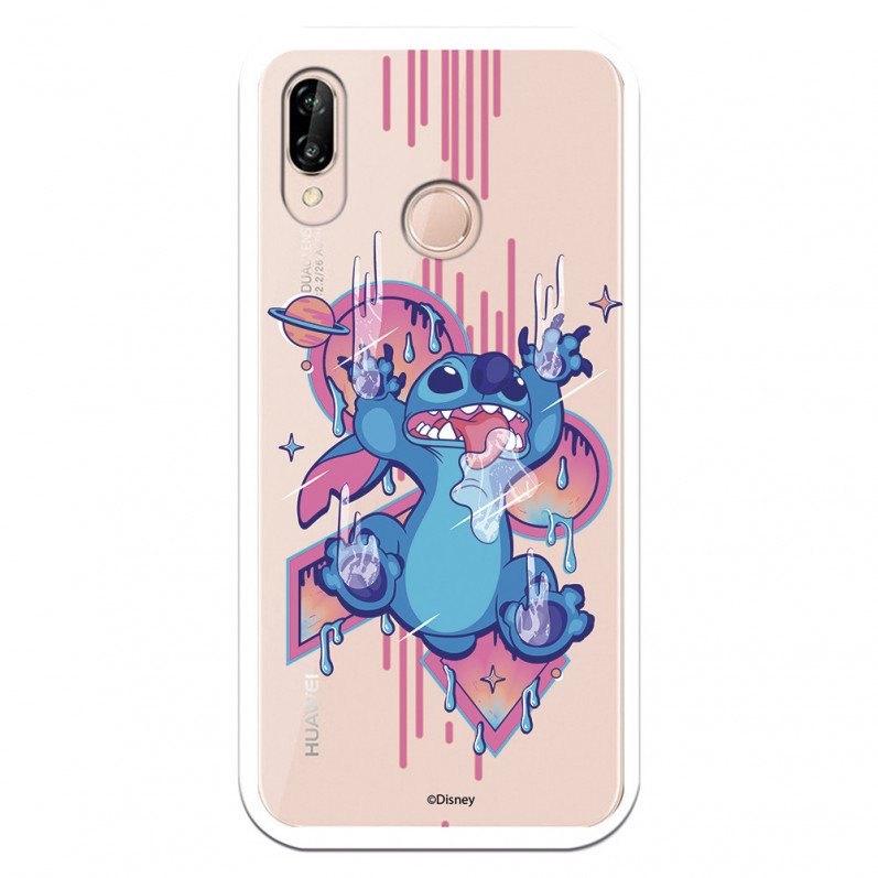 Funda para Huawei P20 Lite Oficial de Disney Stitch Graffiti - Lilo & Stitch