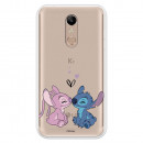 Funda para LG K11 Oficial de Disney Angel & Stitch Beso - Lilo & Stitch