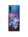 Funda para Huawei P30 Pro Oficial de Disney Stitch Graffiti - Lilo & Stitch