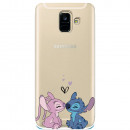 Funda para Huawei P Smart Z Oficial de Disney Angel & Stitch Beso - Lilo & Stitch