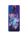 Funda para Oppo A9 2020 Oficial de Disney Stitch Graffiti - Lilo & Stitch