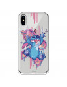 Funda para iPhone XS Oficial de Disney Stitch Graffiti - Lilo & Stitch