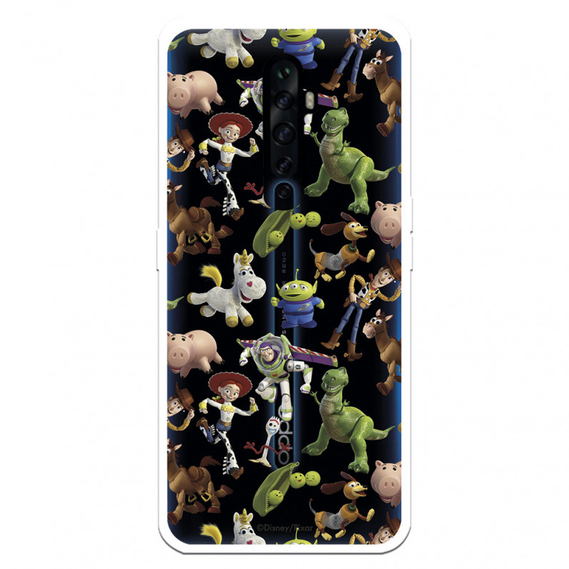 Funda para Oppo Reno 2Z Oficial de Disney Muñecos Toy Story Siluetas - Toy Story