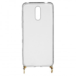 Funda Silicona Colgante Transparente para Alcatel 1X 2019- La Casa de las Carcasas