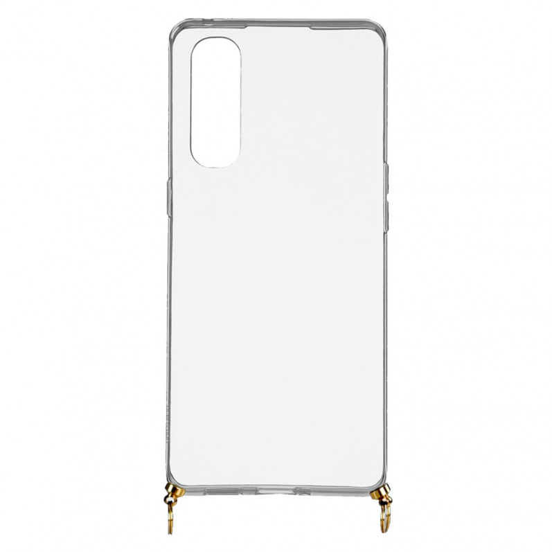 Funda Silicona Colgante Transparente para Oppo Find X2 Neo- La Casa de las Carcasas