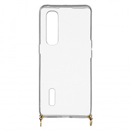 Funda Silicona Colgante Transparente para Oppo Find X2 Pro- La Casa de las Carcasas